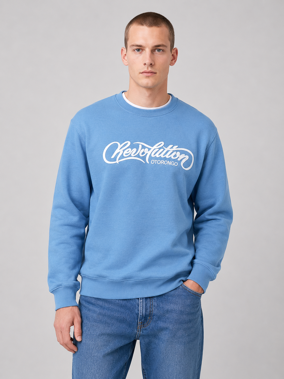 ropa para hombre BUZO 3D AZUL 2
