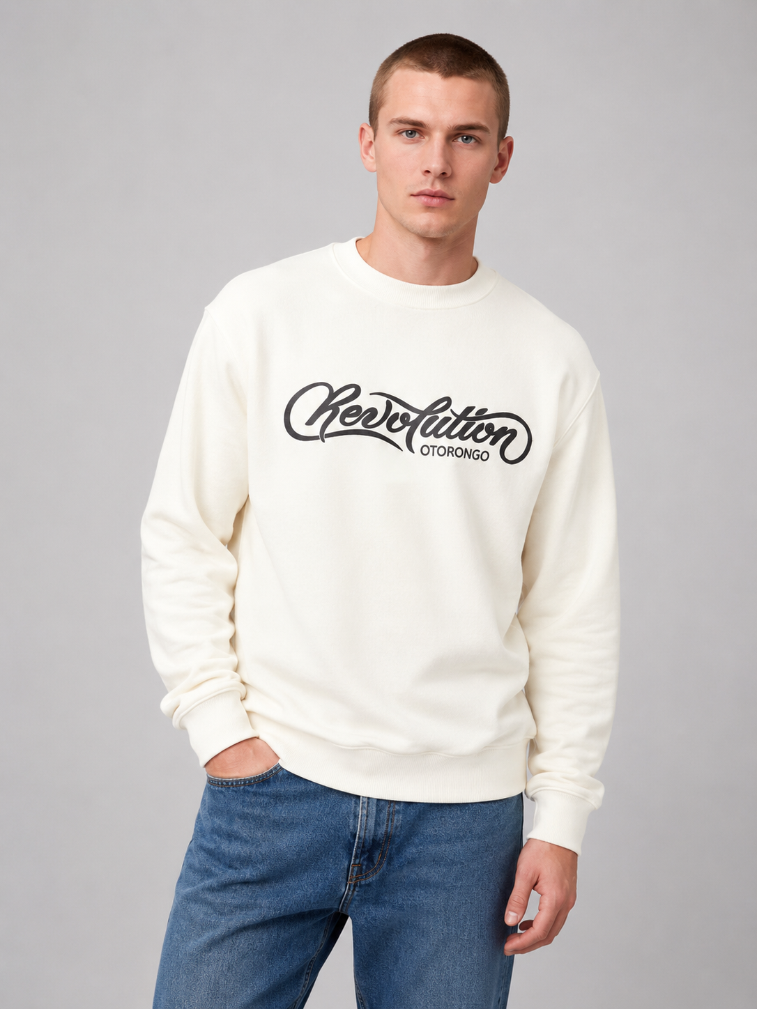 ropa para hombre BUZO 3D BLANCO 2