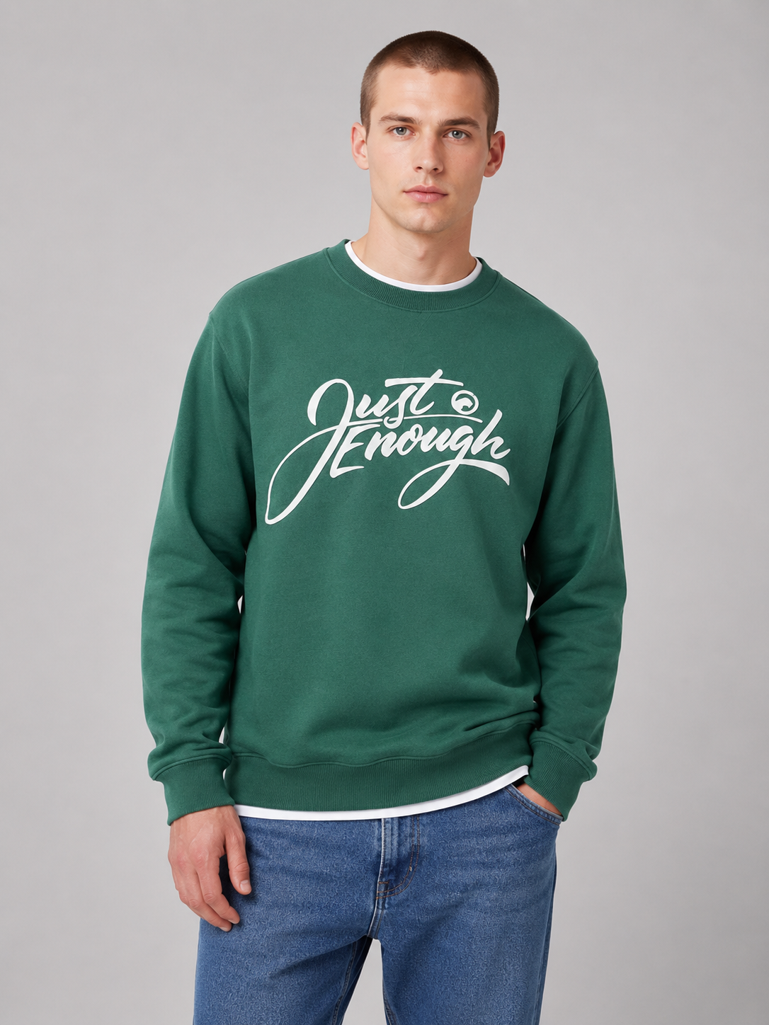 ropa para hombre BUZO 3D CELESTE