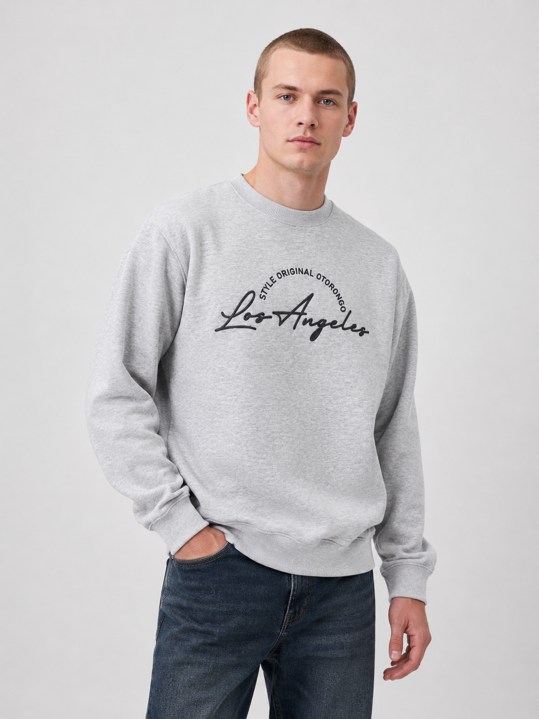 ropa para hombre BUZO 3D GRIS 2