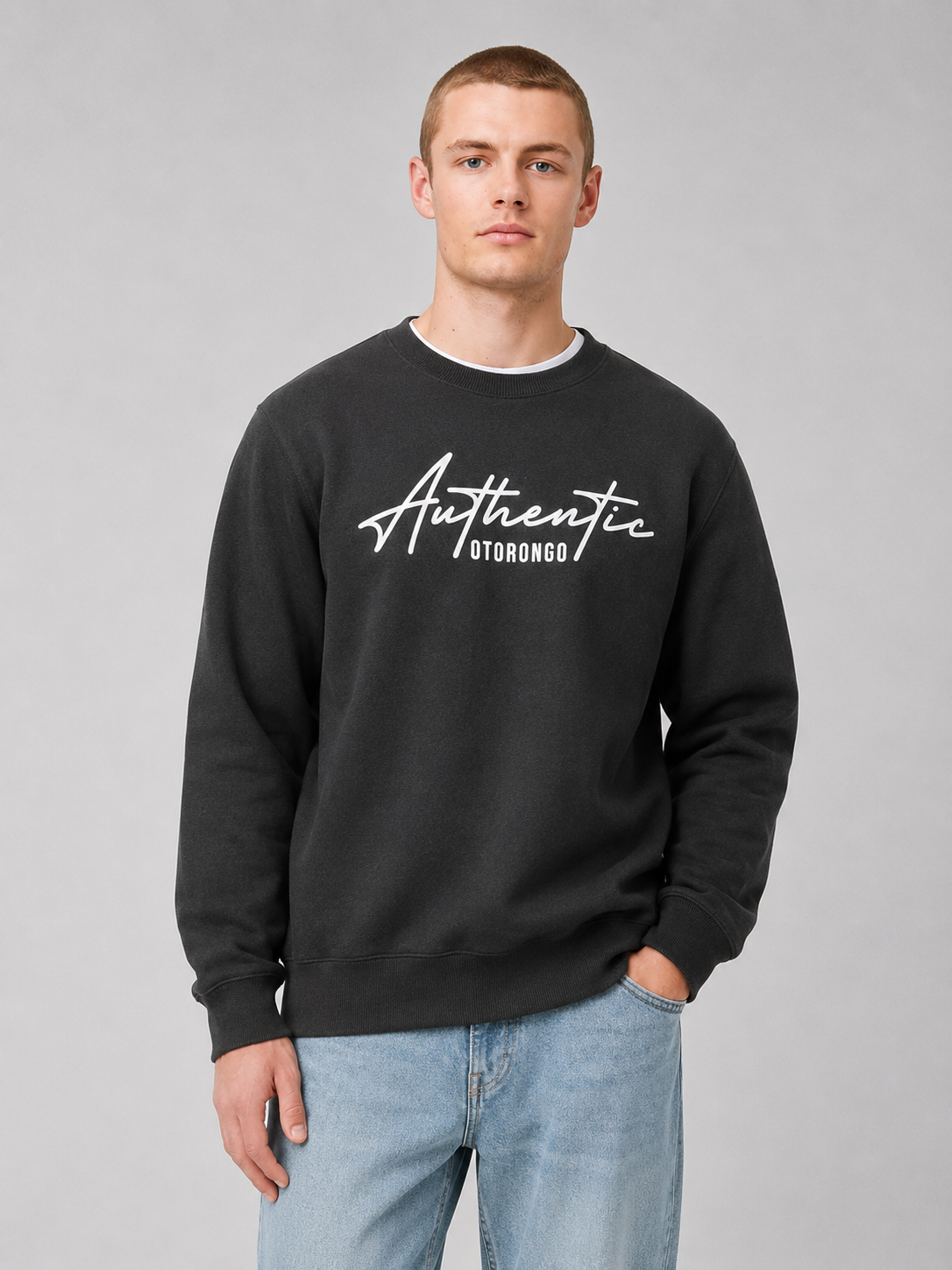 ropa para hombre BUZO 3D GRIS