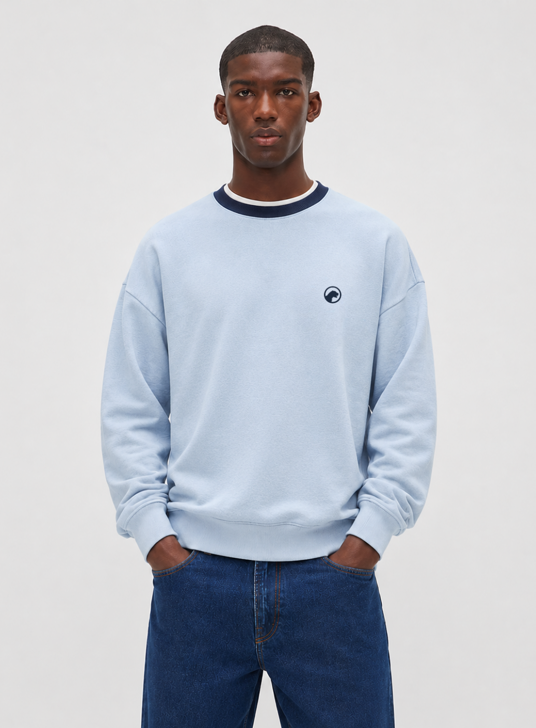 ropa para hombre BUZO AMERICANO BLANCO 2