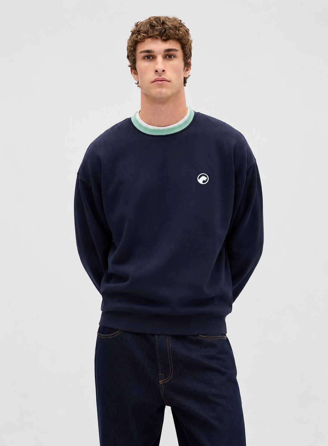 ropa para hombre BUZO AMERICANO MARINO