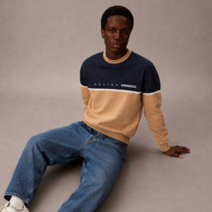 ropa para hombre BUZO BOSTON BEIGE