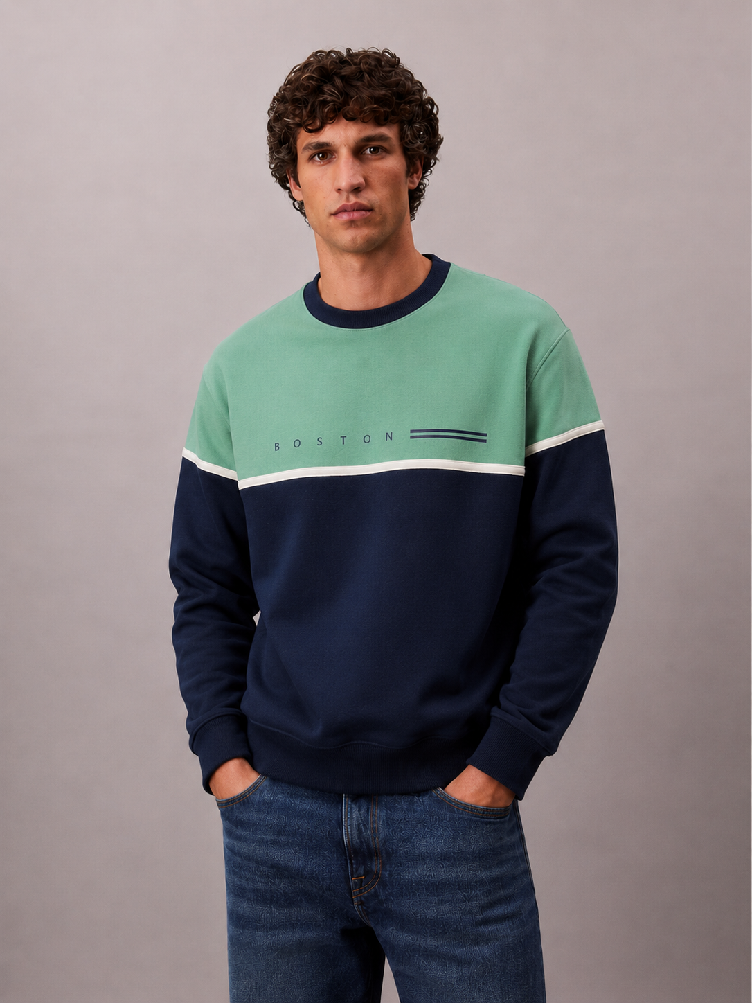 ropa para hombre BUZO BOSTON VERDE 2
