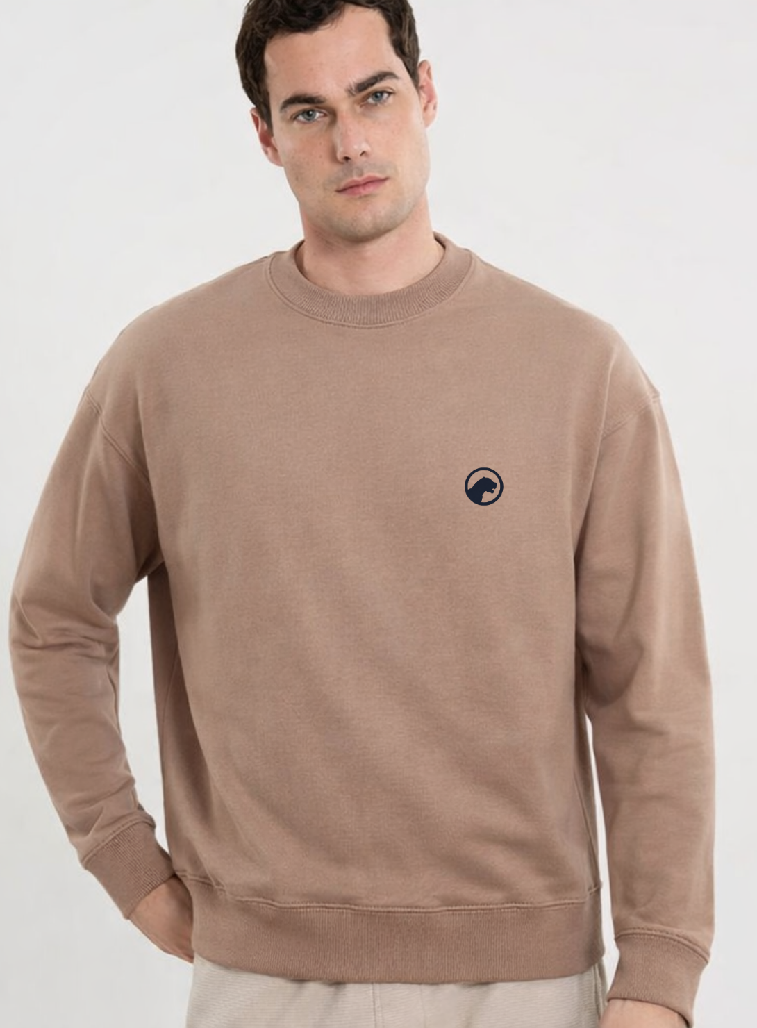 ropa para hombre BUZO RH BEIGE