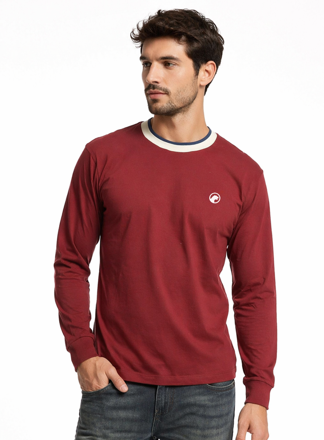 ropa para hombre CAMISETAS AMERICANO BORDO