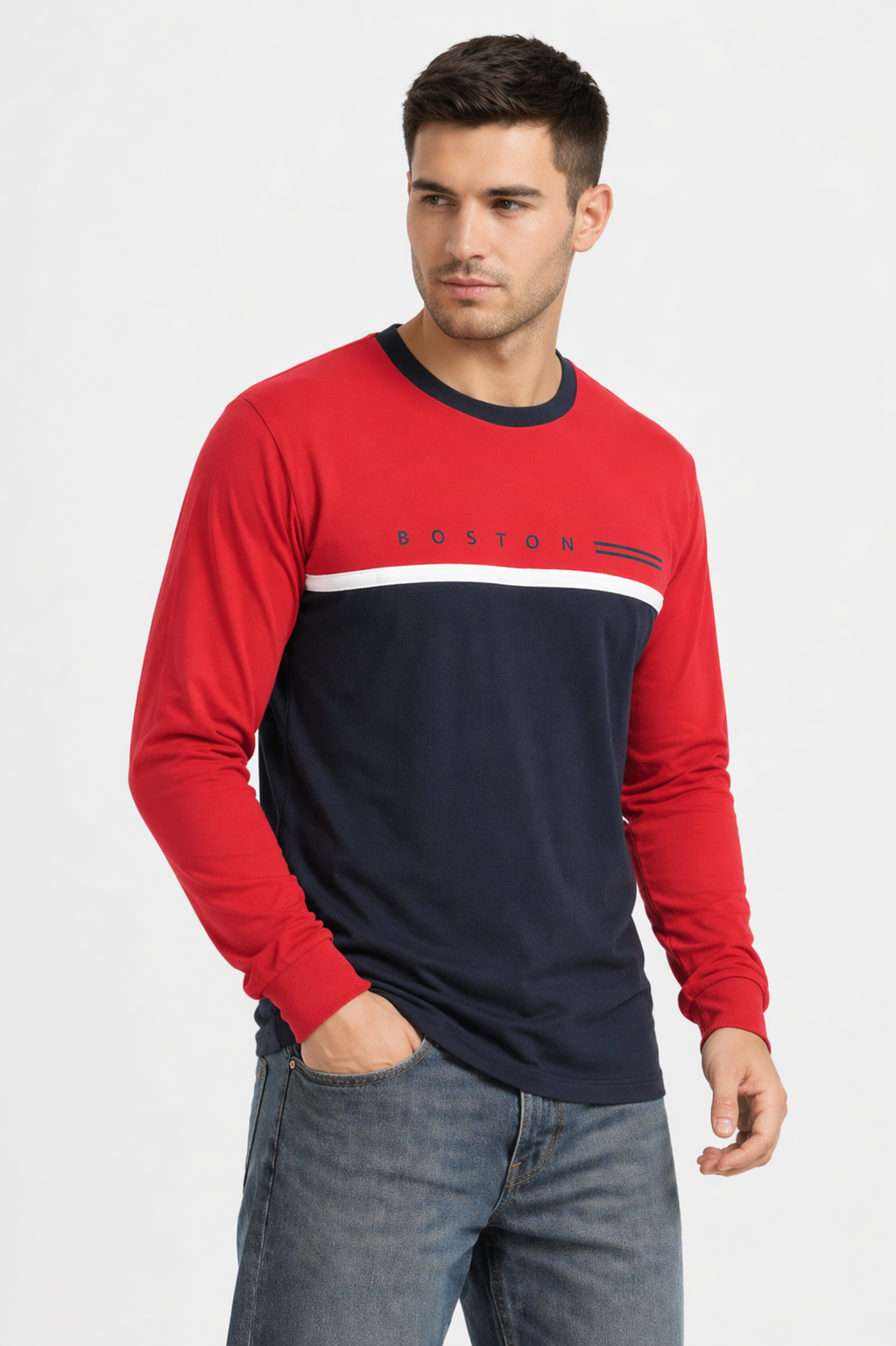 ropa para hombre CAMISETAS BOSTON ROJO
