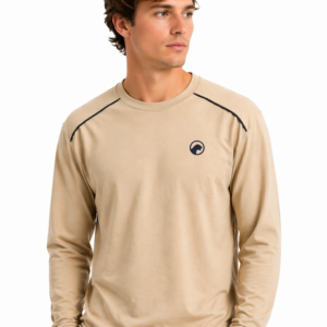 ropa para hombre CAMISETAS GALON BEIGE