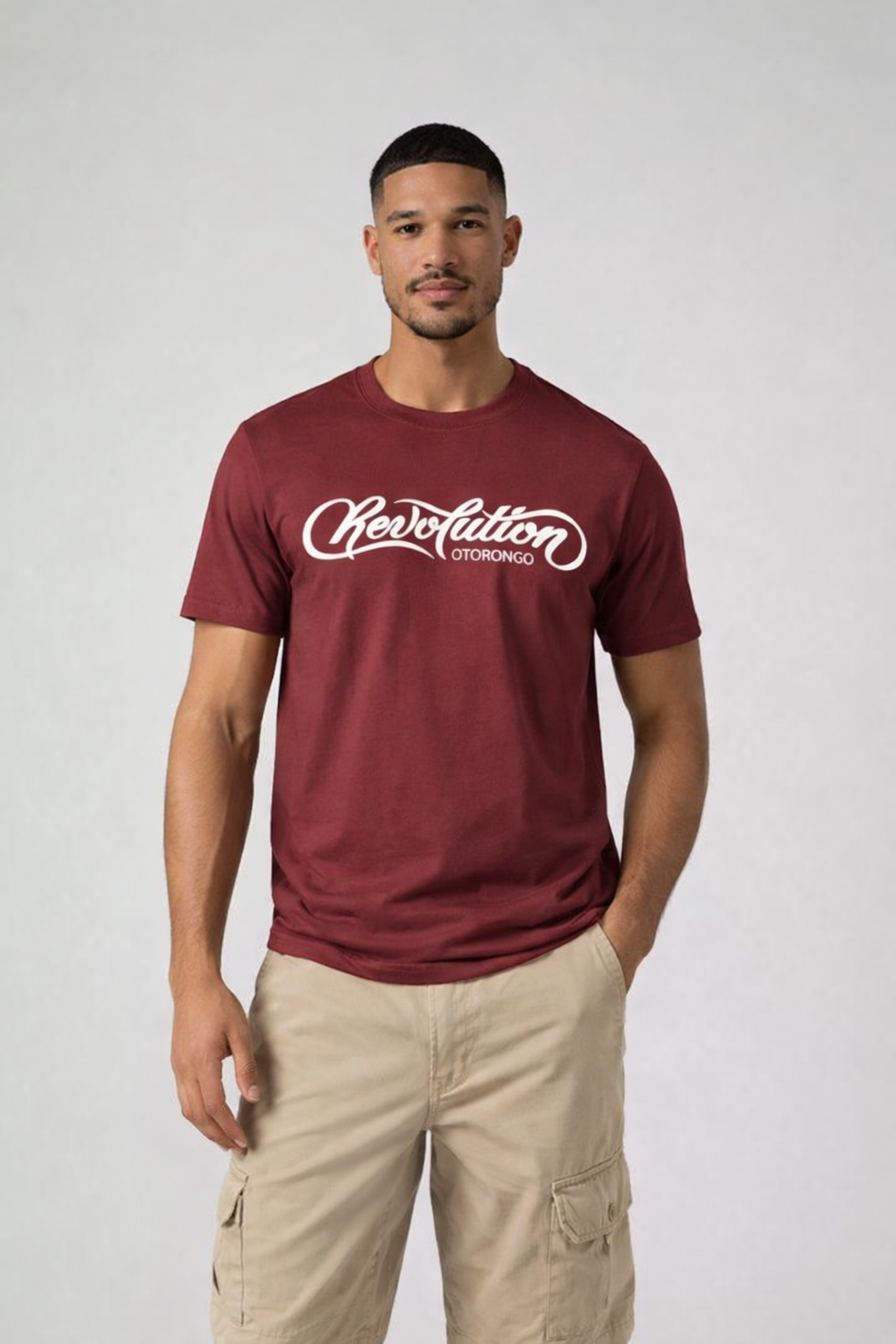 ropa para hombre REMERAS 3D BORDO