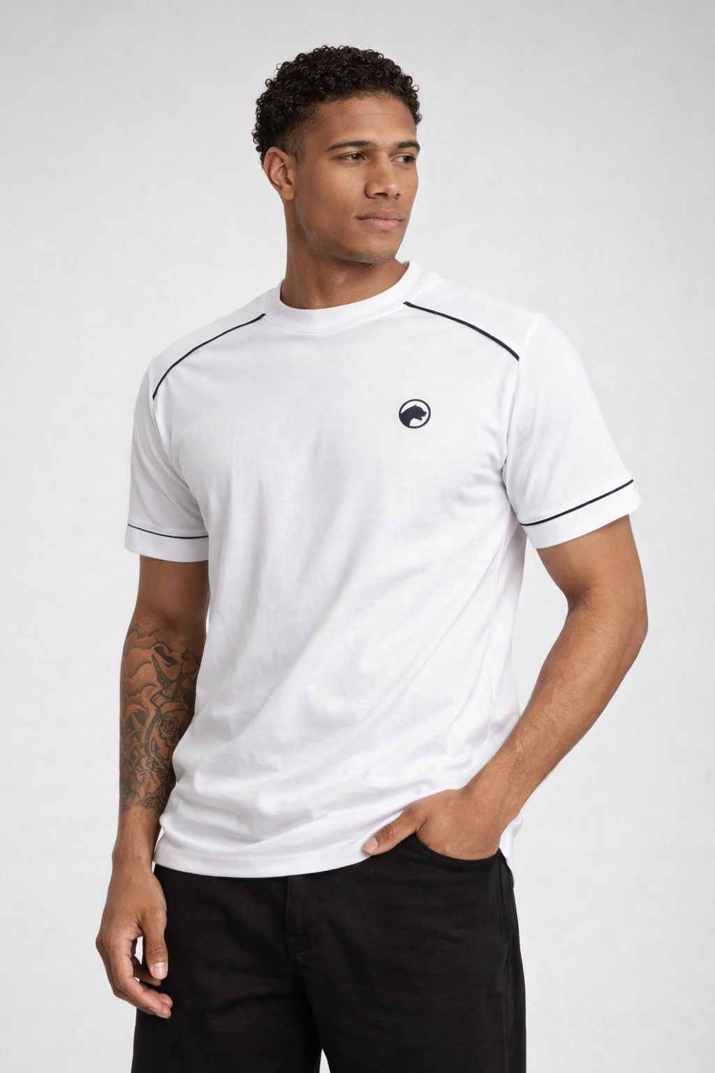ropa para hombre REMERAS GALON BLANCO