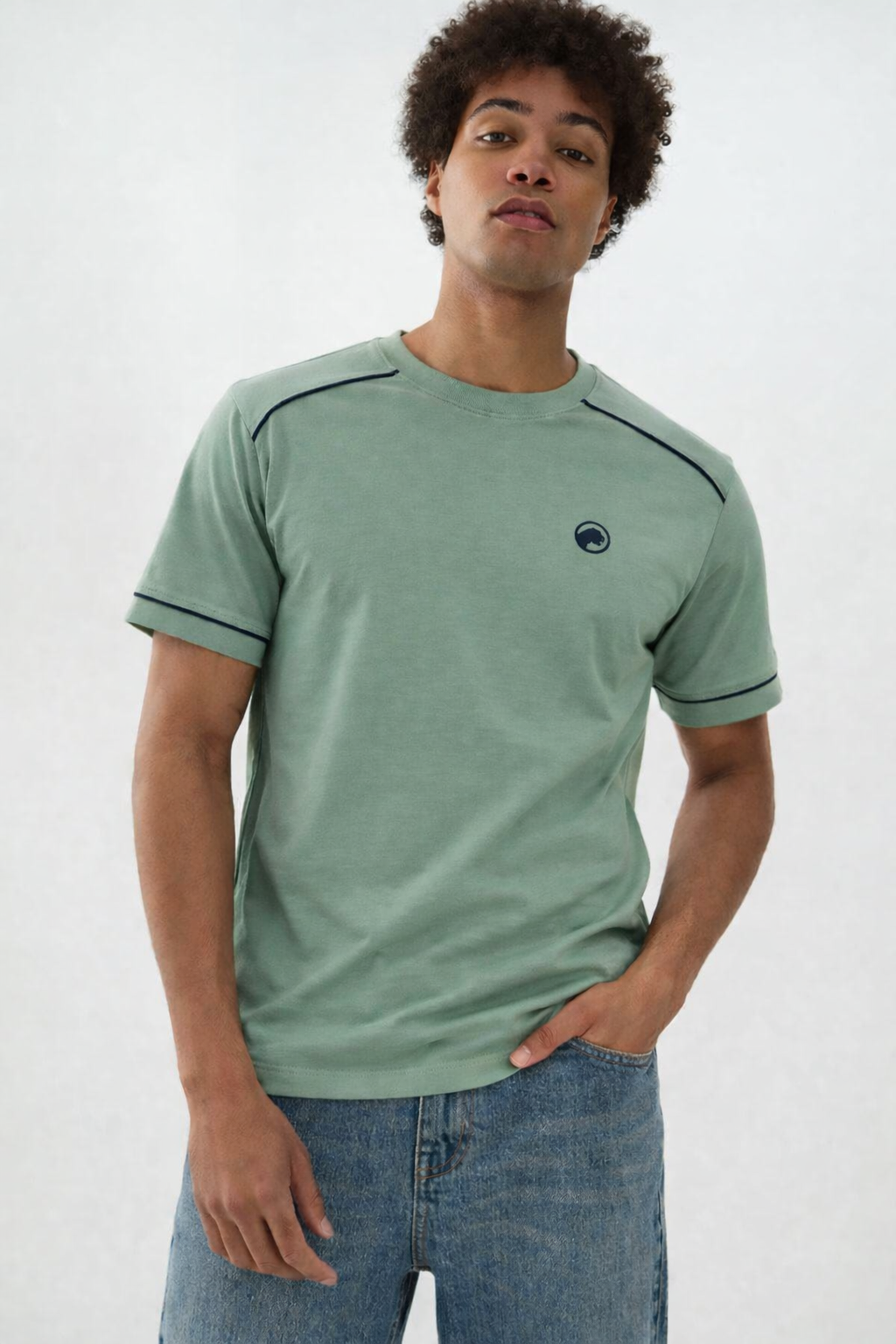 ropa para hombre REMERAS GALON VERDE