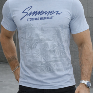 ropa para hombre REMERAS HAWAI CELESTE