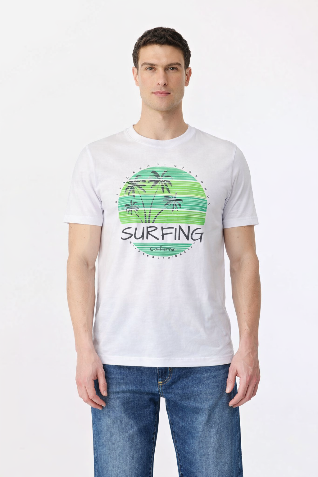 ropa para hombre REMERAS JUVENIL BLANCO