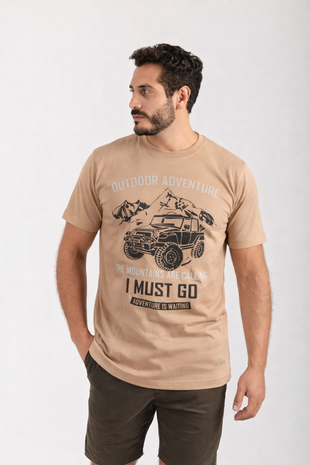 ropa para hombre REMERAS JUVENIL MARRON